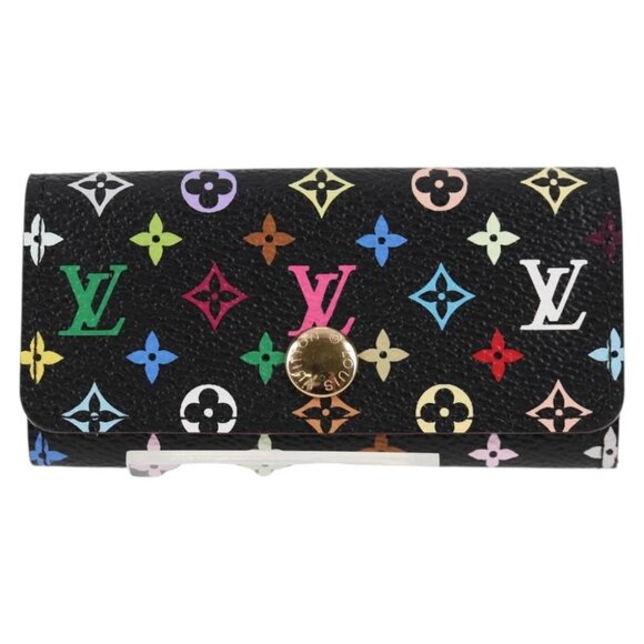 LOUIS VUITTON Multicolor Multicles 4 Key Case Black - Picture 2 of 15